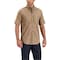 Carhartt RUGGED PROFESSIONAL SERIES Relaxed Fit Canvas Short Sleeve Work Shirt, Dark Khaki, Large, REG 102537-253LREG - alternate 1
